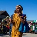 Pacific Fleet Band plays at Papua New Guinea market