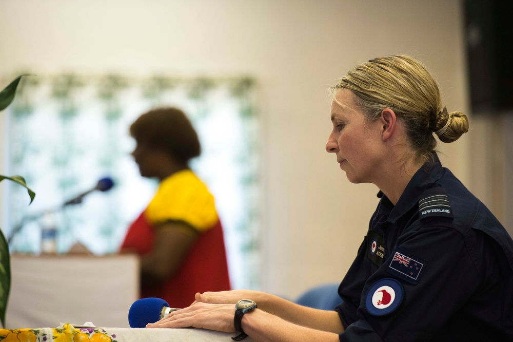 USNS Mercy participates in a women's leadership symposium in Rabaul, Papua New Guinea During Pacific Partnership 2015