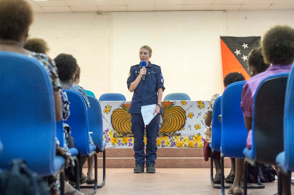 USNS Mercy participates in a women's leadership symposium in Rabaul, Papua New Guinea During Pacific Partnership 2015
