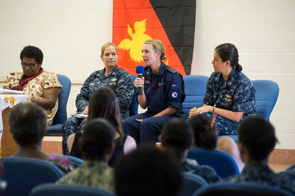 USNS Mercy participates in a women's leadership symposium in Rabaul, Papua New Guinea During Pacific Partnership 2015