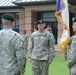 Incoming commander receives unit guidon
