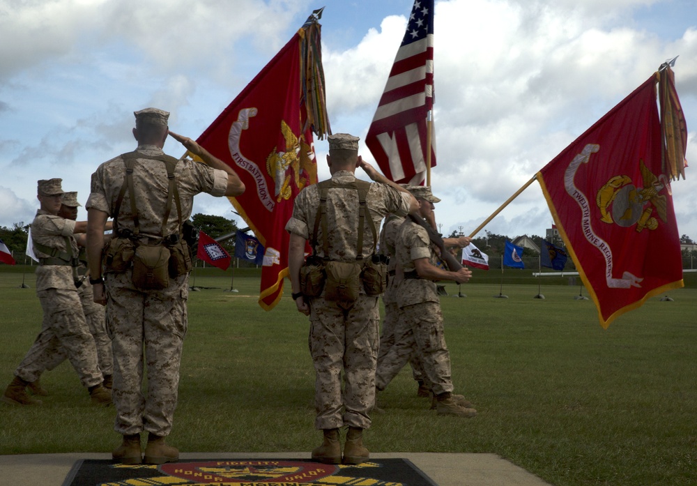 Lewis takes charge as 12th Marine Regiment commanding officer