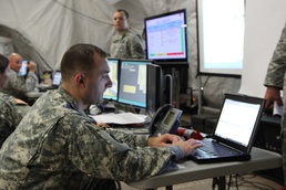 The 149th MEB conducts a command post exercise