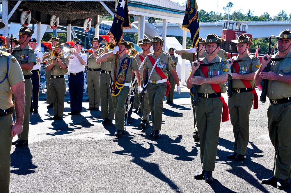 I Corps Band partners with Australian Artillery Band