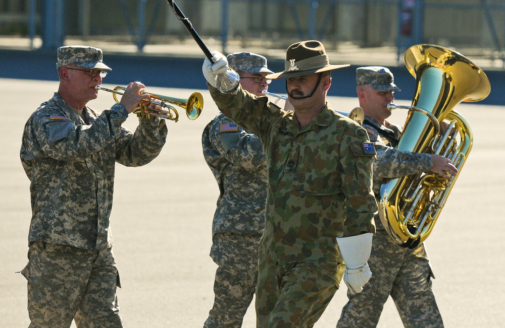 I Corps Band partners with Australian Artillery Band