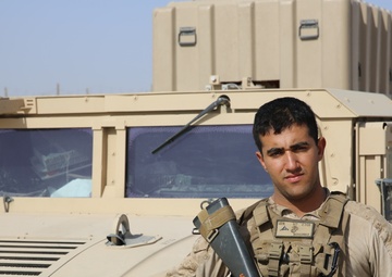 U.S. Marine from Iraq deploys in support of Operation Inherent Resolve