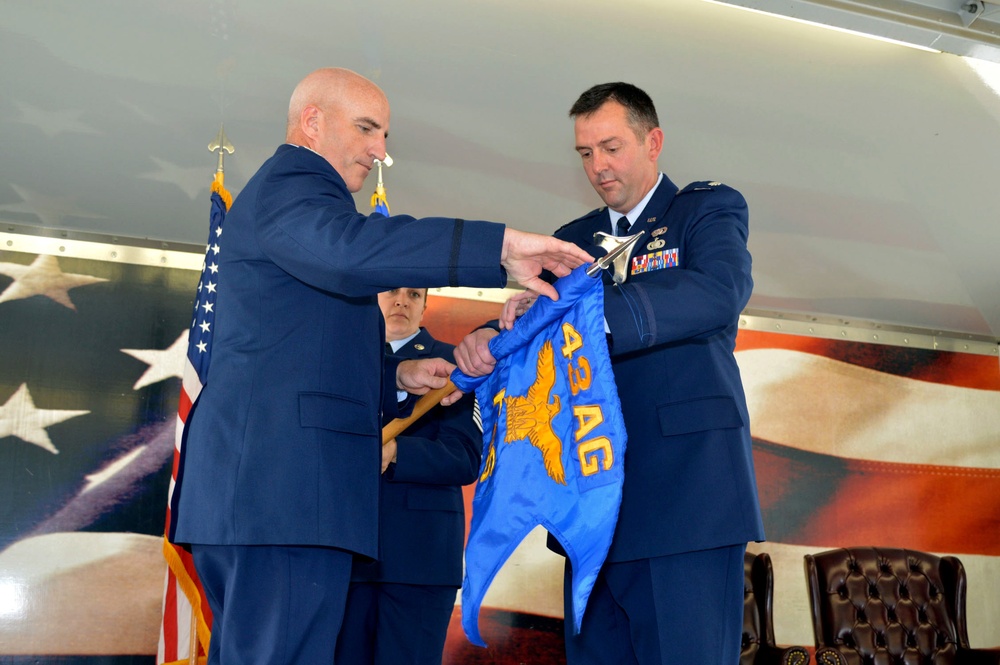 43rd AG stands up air base and air mobility squadrons at Pope Field