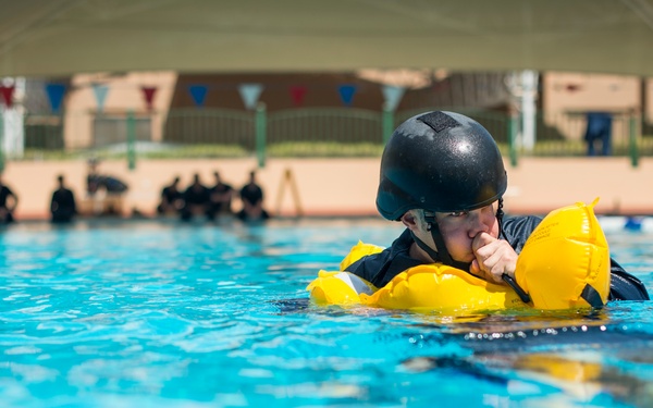 Maritime Engagement Team conducts water survival recertification