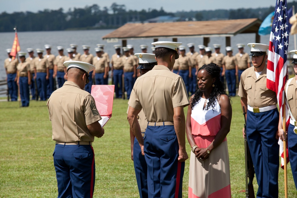 MCCSSS Sgt. Major Relief and Appointment Ceremony