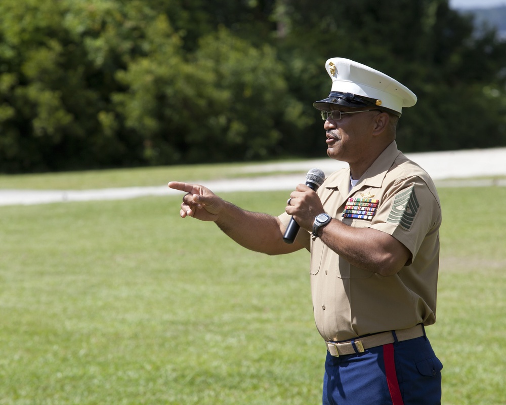 MCCSSS Sgt. Major Relief and Appointment Ceremony