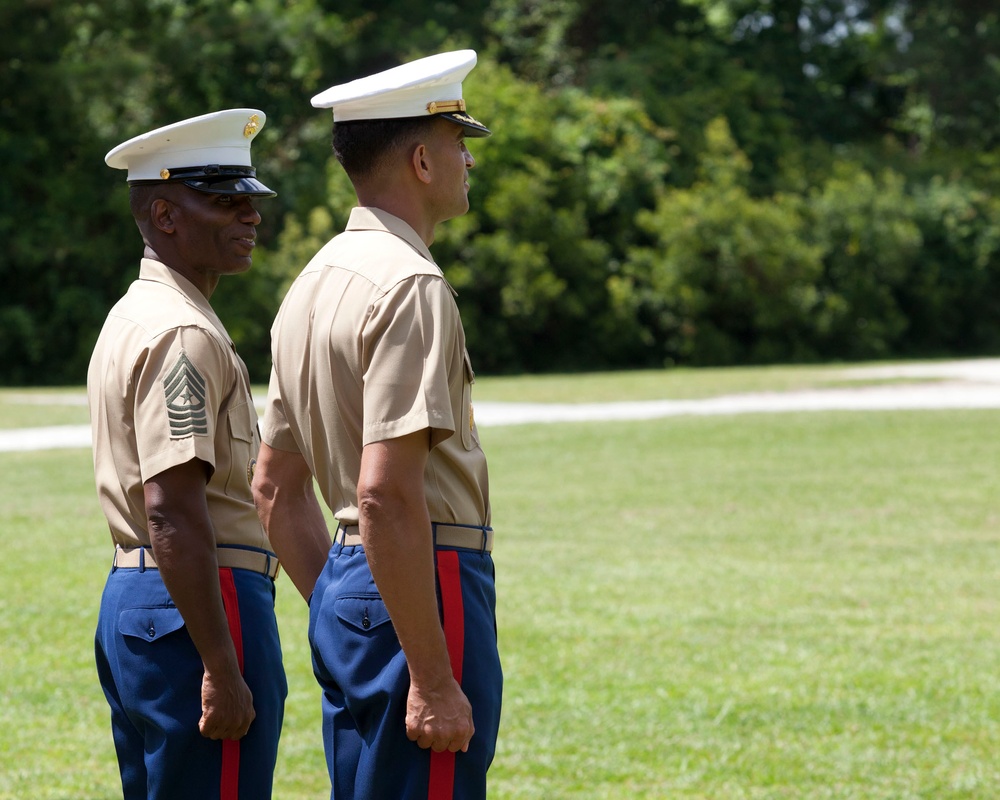 MCCSSS Sgt. Major Relief and Appointment Ceremony