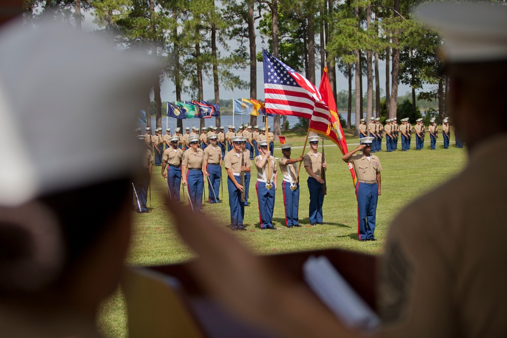 MCCSSS Relief and Appointment and Sgt. Maj. Robinson's Retirement Ceremony