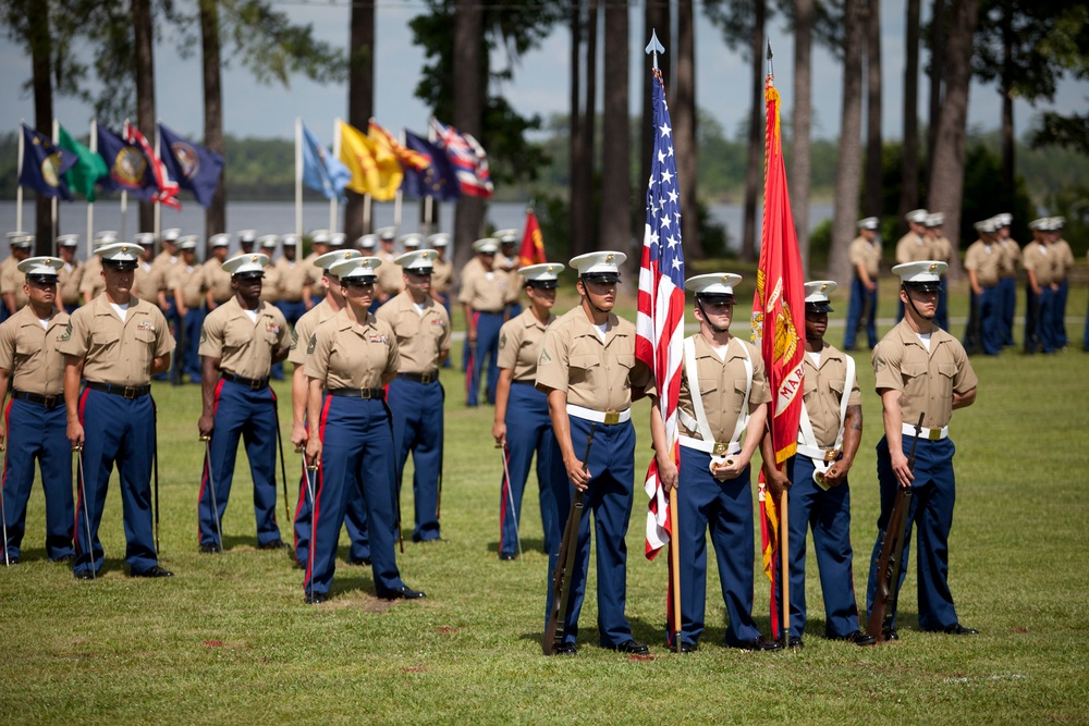 MCCSSS Relief and Appointment and Sgt. Maj. Robinson's Retirement Ceremony