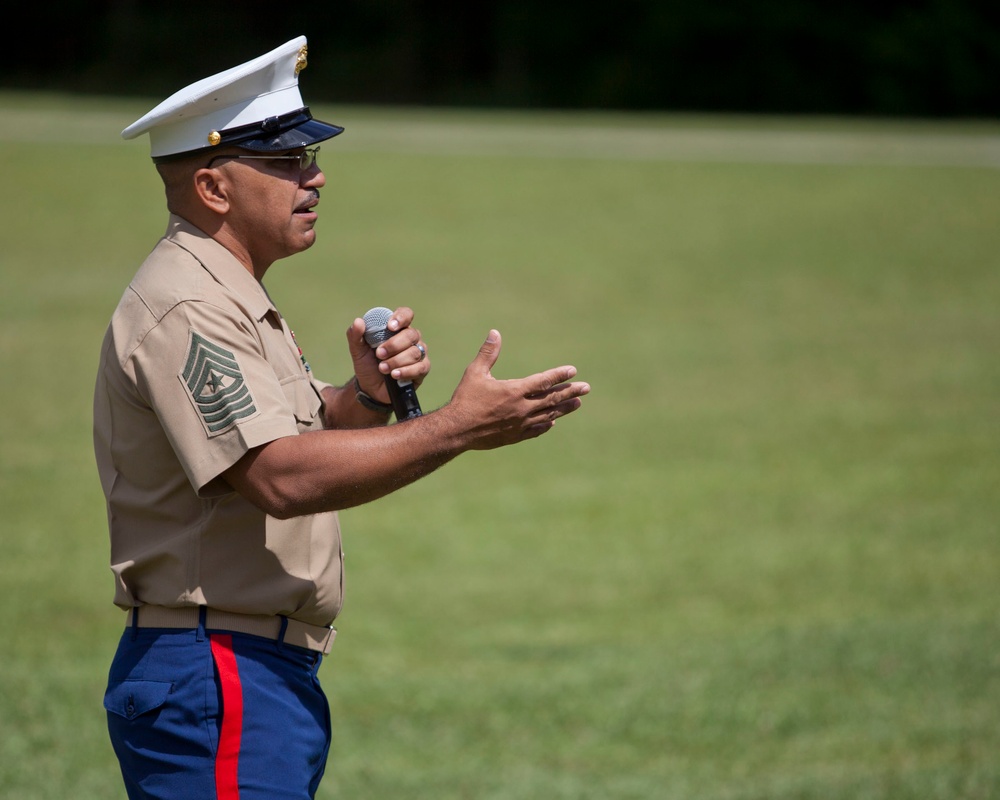 MCCSSS Relief and Appointment and Sgt. Maj. Robinson's Retirement Ceremony