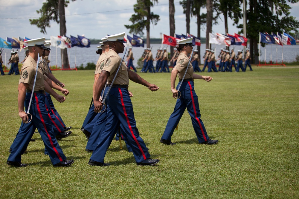 MCCSSS Relief and Appointment and Sgt. Maj. Robinson's Retirement Ceremony