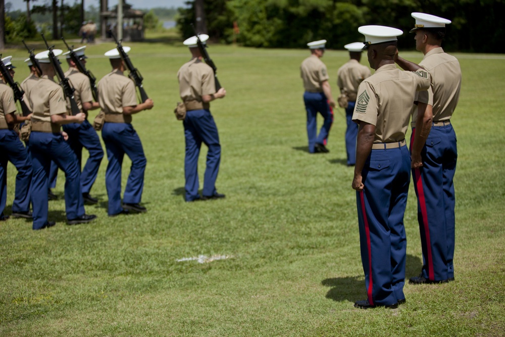 MCCSSS Relief and Appointment and Sgt. Maj. Robinson's Retirement