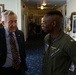 Former CNO presents award