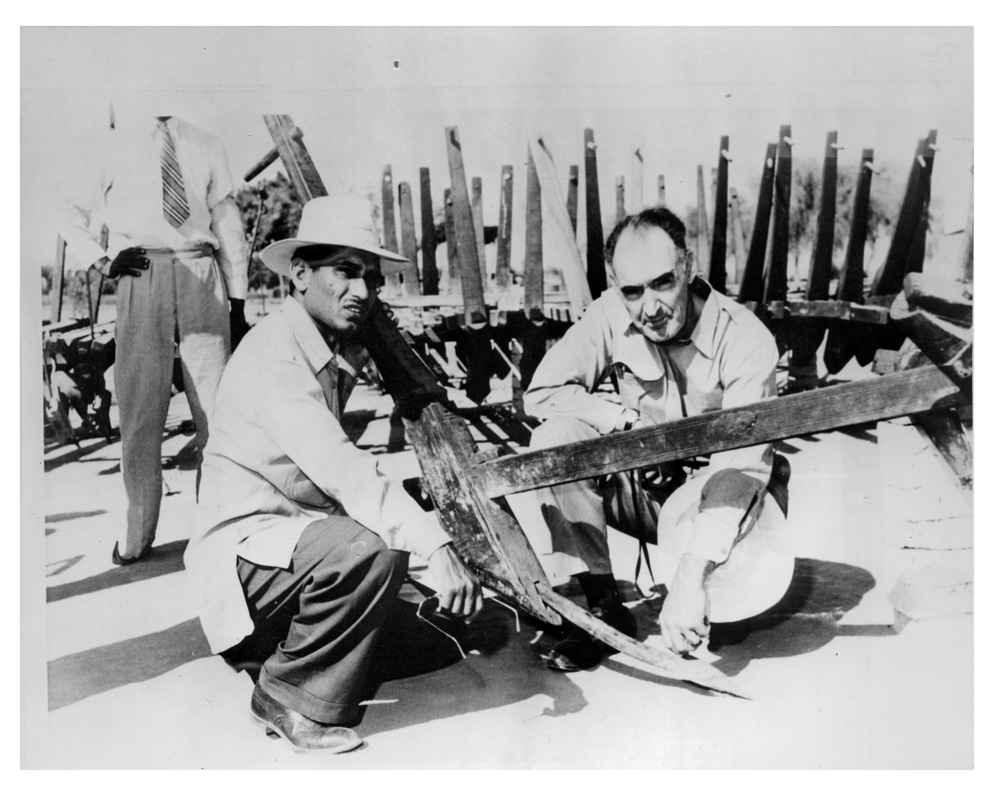 Stanley Andrews and Sharif Chaudry with Plows