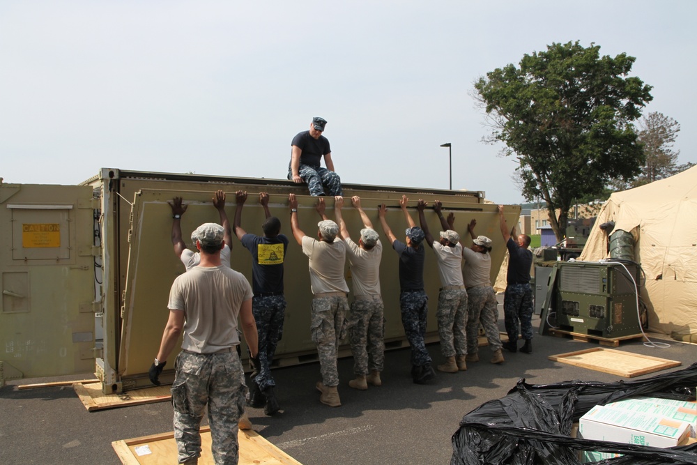 Service members join efforts to provide during IRT
