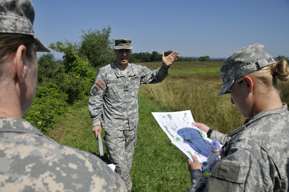 Army staff ride to Gettysburg