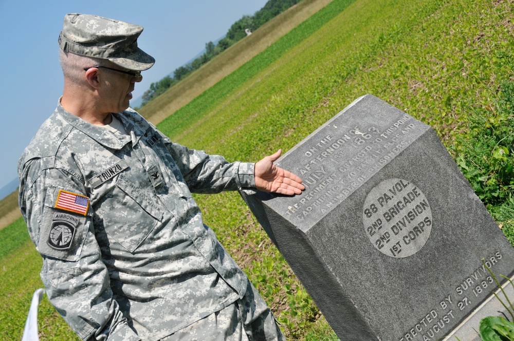 Army staff ride to Gettysburg