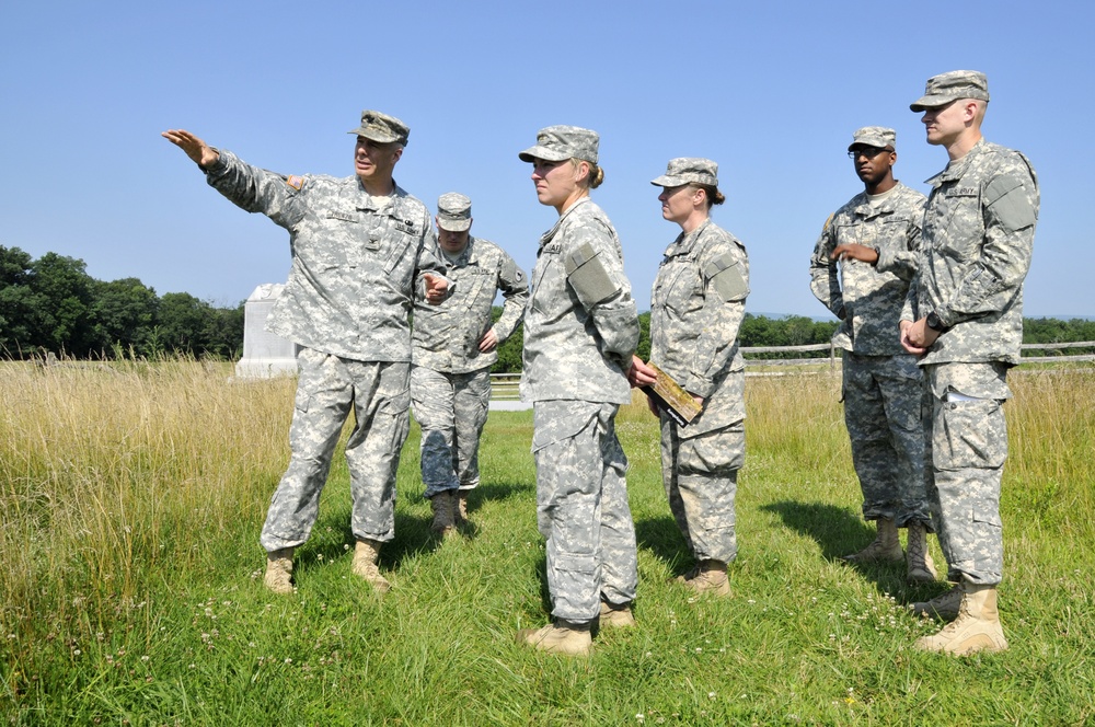 Army staff ride to Gettysburg