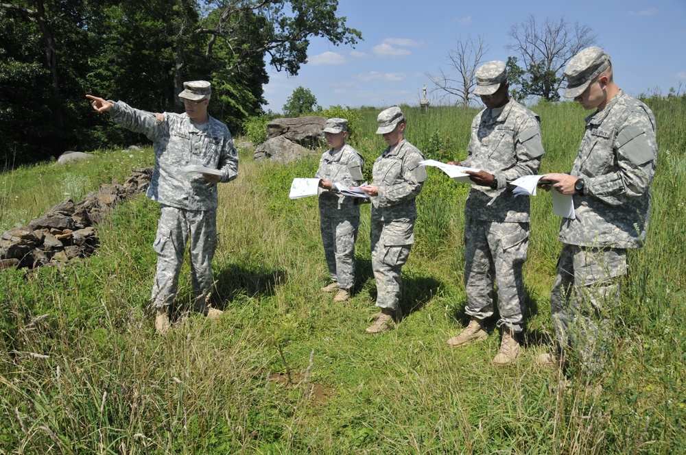 Army staff ride to Gettysburg