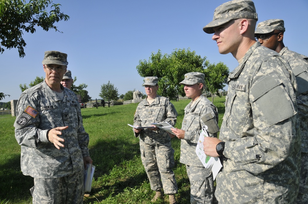 Army staff ride to Gettysburg