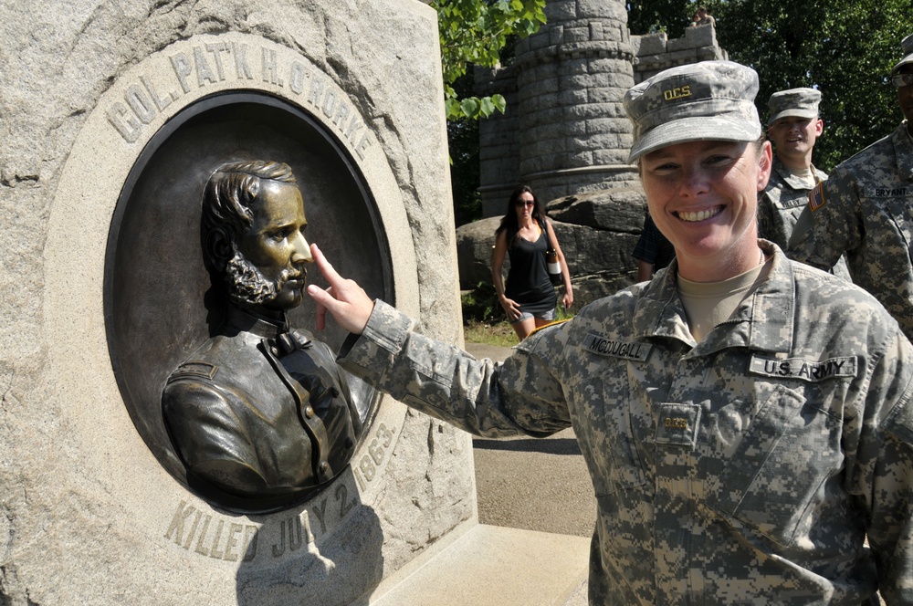 Army staff ride to Gettysburg