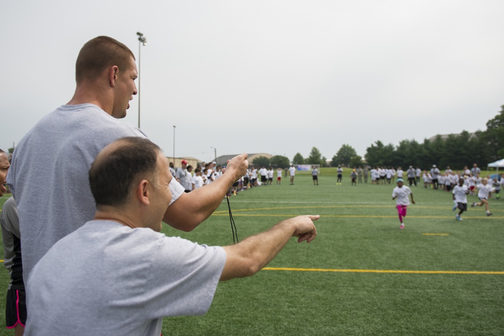 Rob Gronkowski football camp a 'touchdown' with youth at JBA