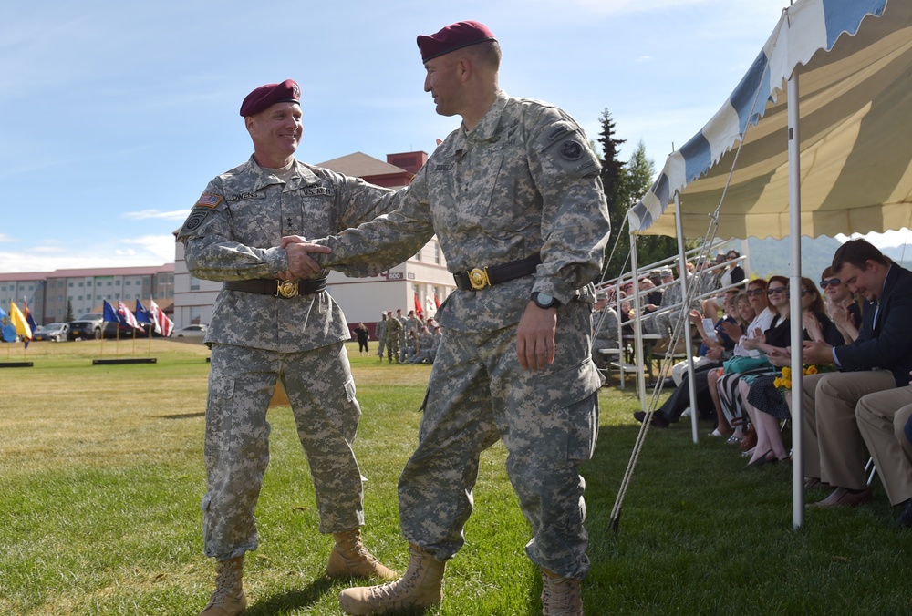 US Army Alaska change of command