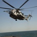 U.S. Marine Corps CH-53E Super Stallion lands on USNS Sacagawea (T-AKE-2)