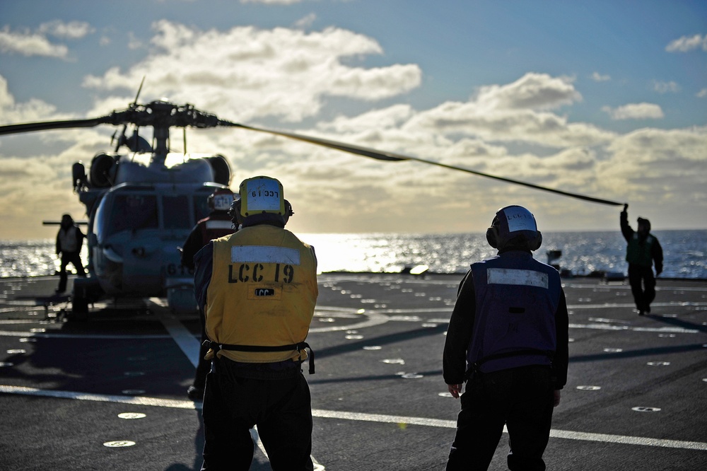 USS Blue Ridge operations