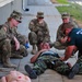 US and Bulgarian Military Police Soldiers train combat life saving procedures