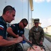 US and Bulgarian Military Police Soldiers train combat lifesaving procedures