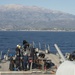 USS Ross personnel transfer in Souda Bay
