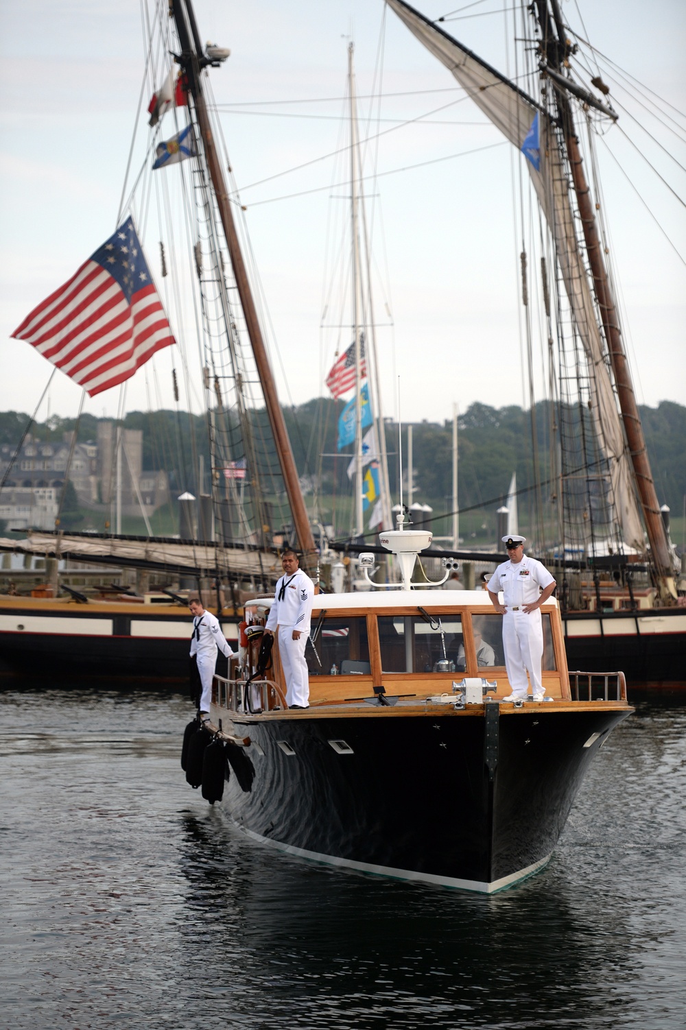 French tall ship arrives in Newport to welcoming crowd
