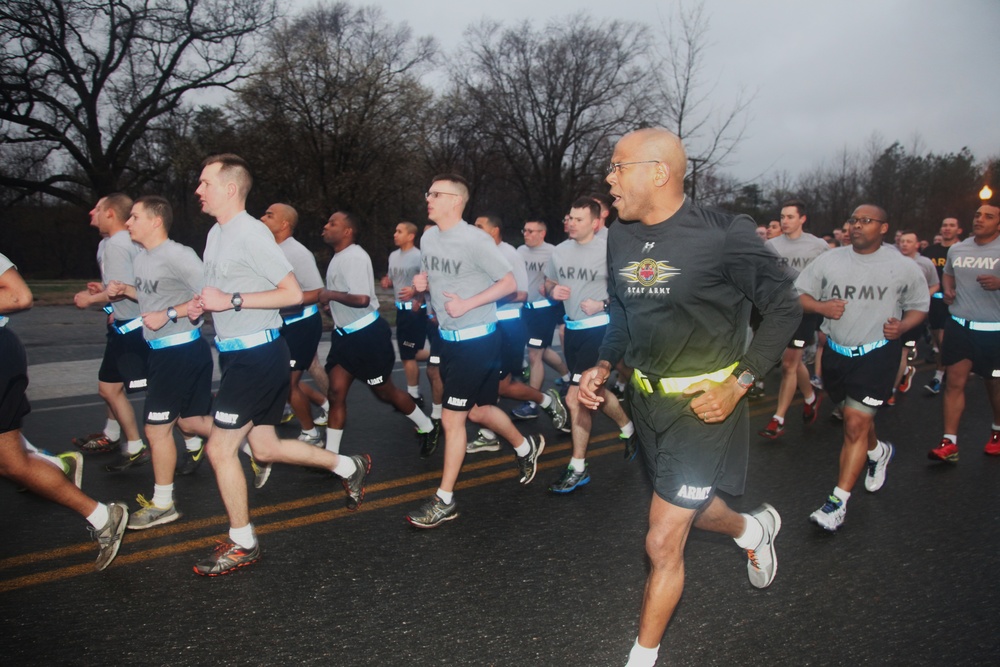 Fort George G. Meade Installation Run for Sexual Assault Awareness and Prevention