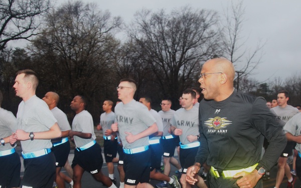 Fort George G. Meade Installation Run for Sexual Assault Awareness and Prevention