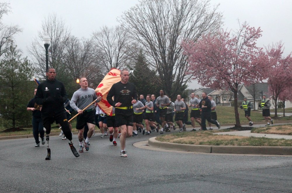 Fort George G. Meade Installation Run for Sexual Assault Awareness and Prevention