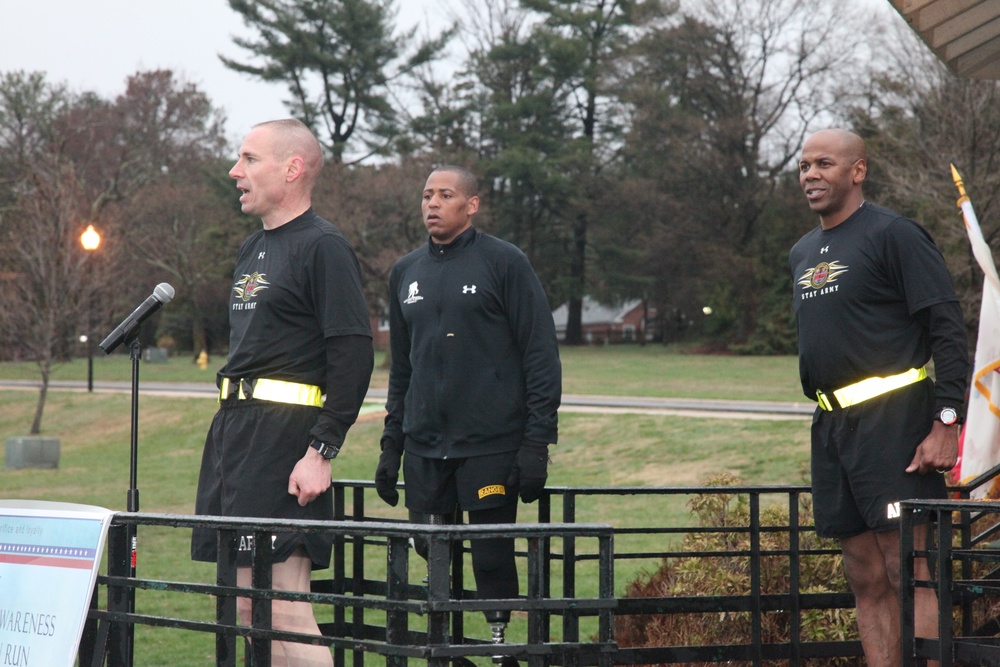 Fort George G. Meade Installation Run for Sexual Assault Awareness and Prevention