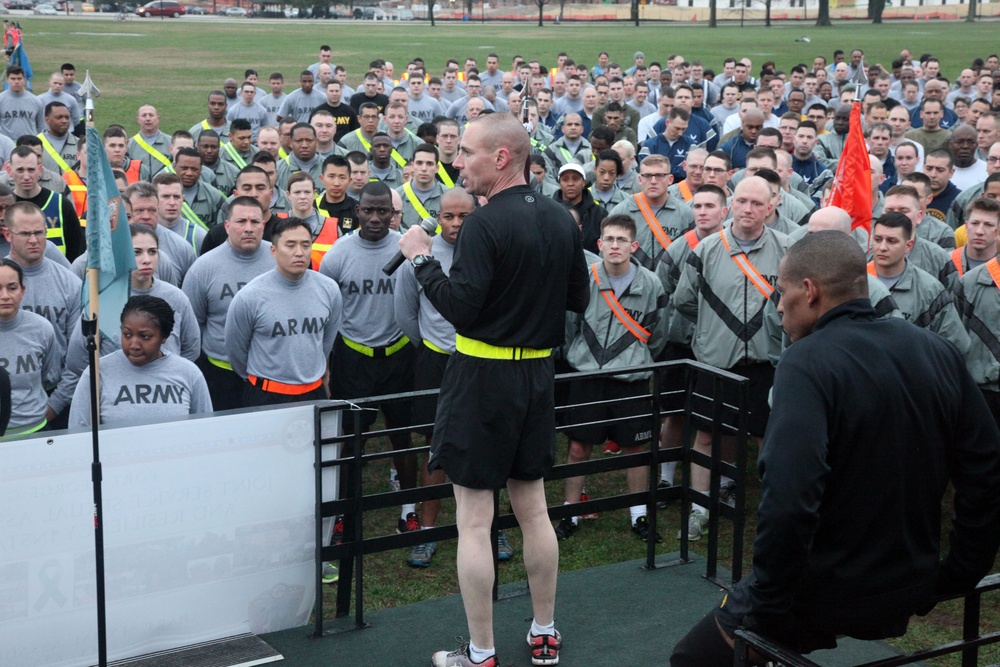 Fort George G. Meade Installation Run for Sexual Assault Awareness and Prevention