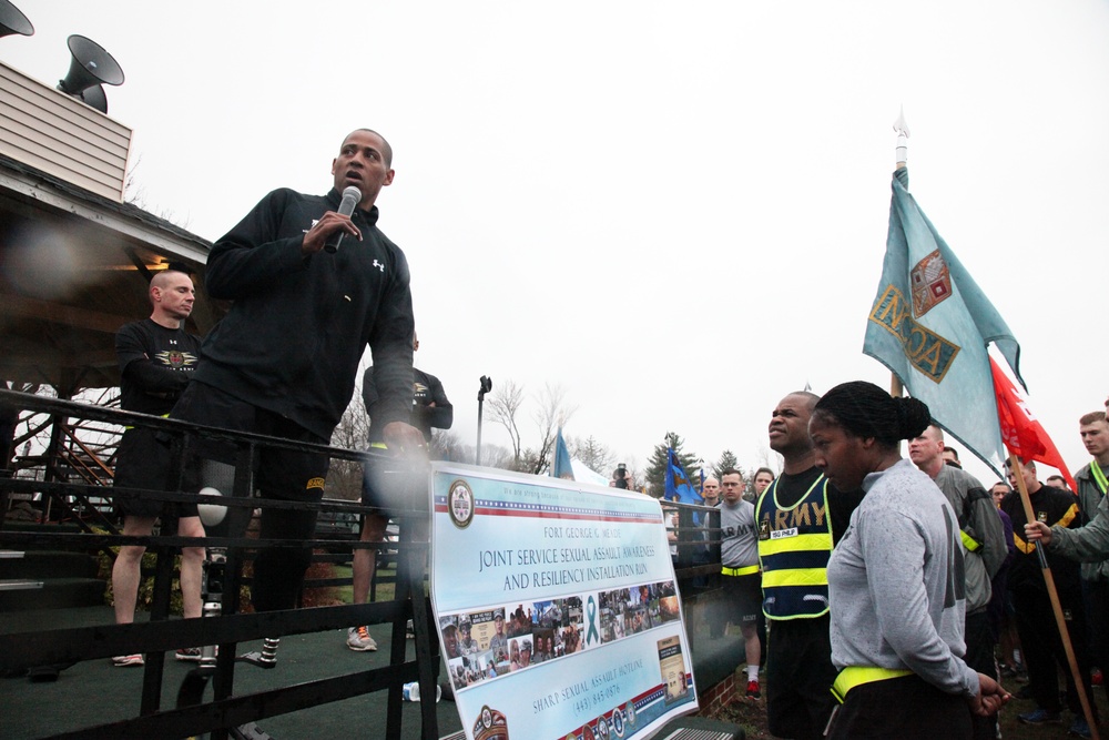 Fort George G. Meade Installation Run for Sexual Assault Awareness and Prevention