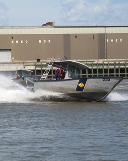 Two New York Naval Militia patrol boats train on Lake Champlain July 15-17