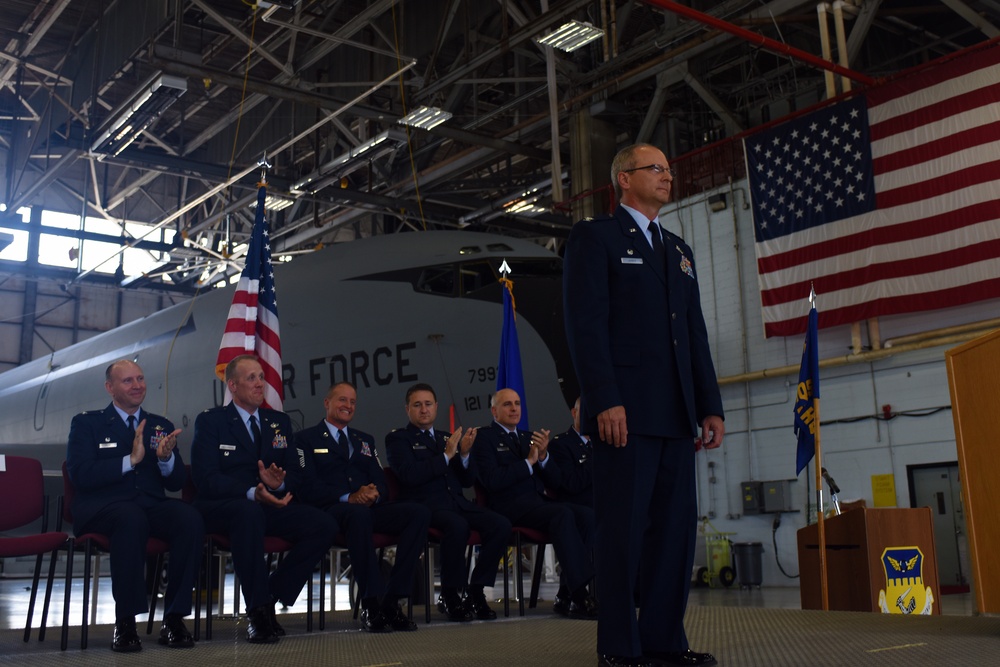 The 121st Air Refueling Wing change of command ceremony