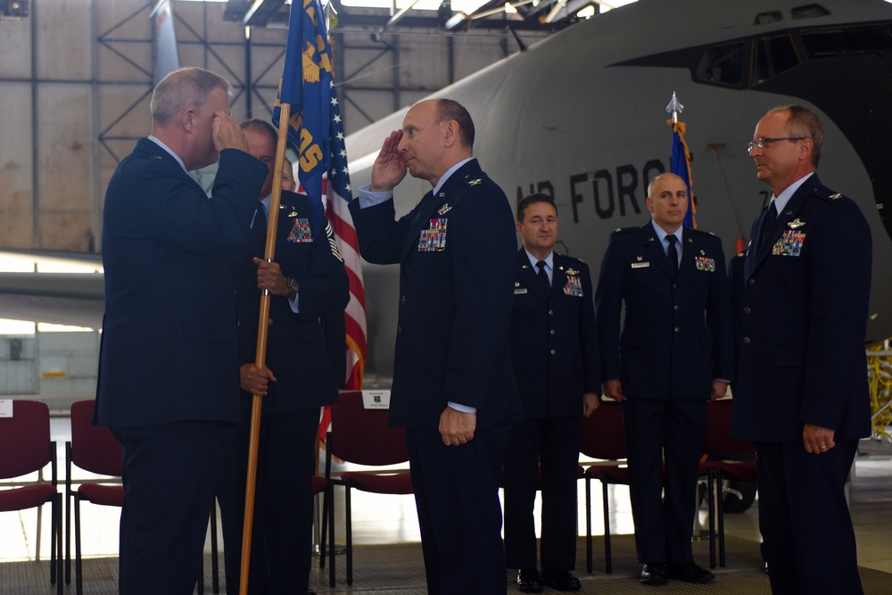 The 121st Air Refueling Wing change of command ceremony