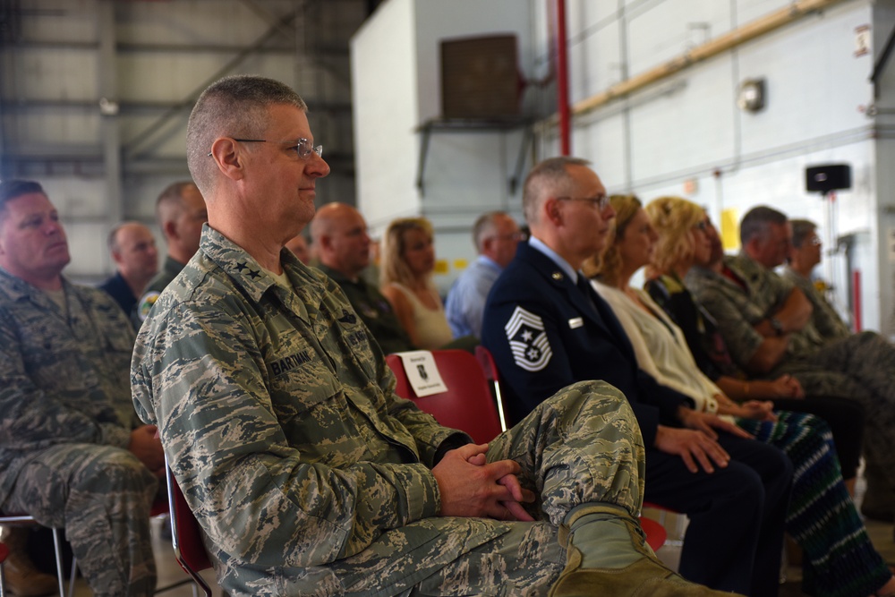 The 121st Air Refueling Wing change of command ceremony