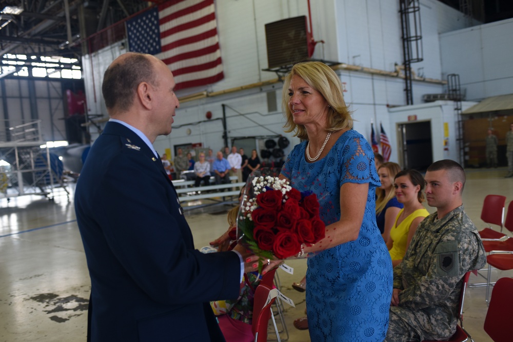 The 121st Air Refueling Wing change of command ceremony