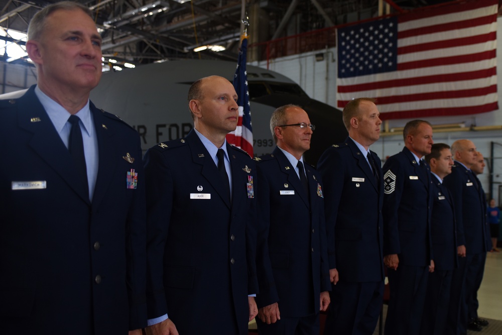 The 121st Air Refueling Wing change of command ceremony