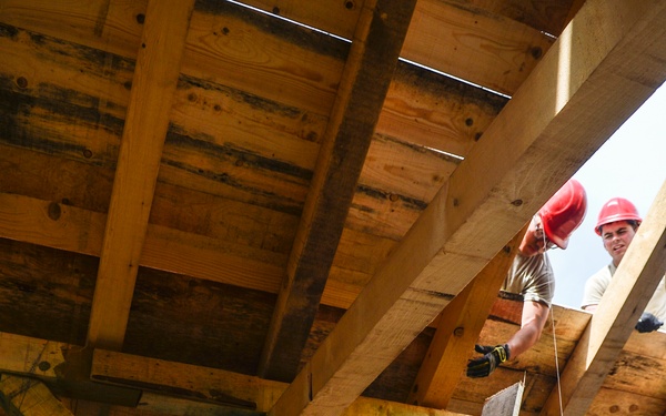 Spc. Norman helps out